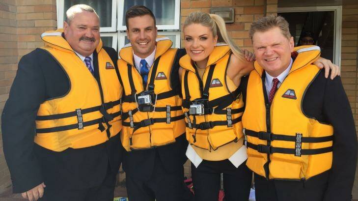 Daryl Brohman, Beau Ryan, Erin Molan and Paul Vautin, from The Footy Show Photo: Supplied