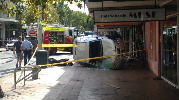 Police are investigating whether the 67-year-old driver suffered a medical episode. Photo: Nine News