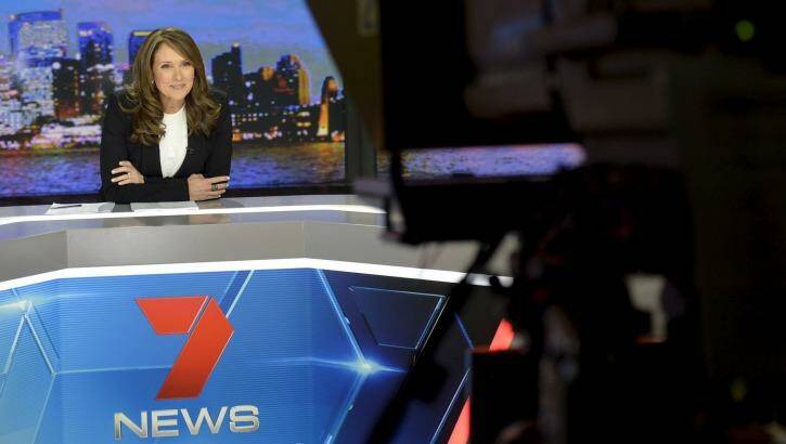 Chris Bath during her final week at Channel Seven.