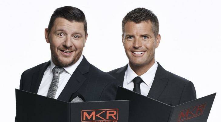 Not impressed ... My Kitchen Rules judges Manu Feildel and Pete Evans.