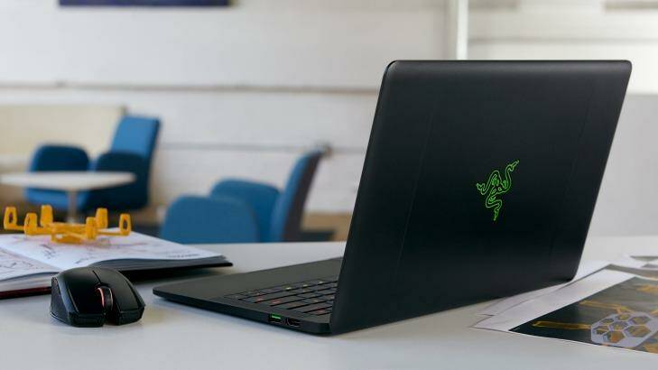 At only 13.1mm thick the Stealth is very portable, as long as you have regular access to a charging point  Photo: Razer