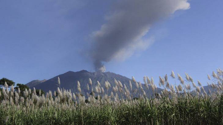 Flights in and out of Bali have been disrupted by a volcanic ash cloud. Photo: Antara Foto