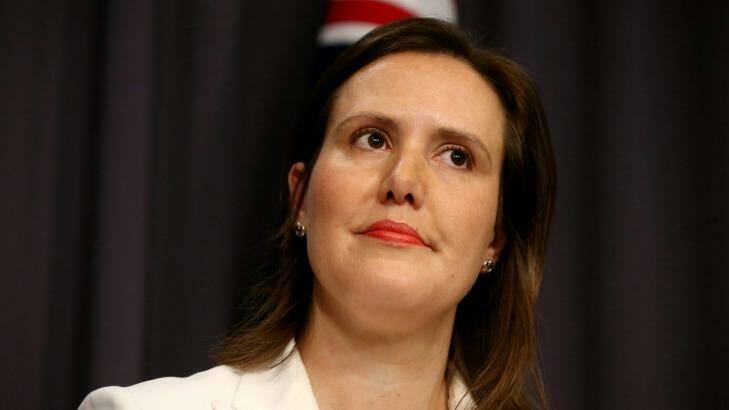 Kelly O'Dwyer is putting pressure on Labor over pairs.  Photo: Alex Ellinghausen