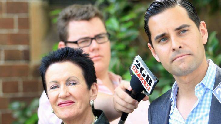 Call for an inquiry: Independent member for Sydney Alex Greenwich with Lord Mayor Clover Moore. Photo: James Alcock
