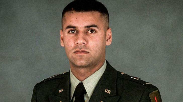 US Army Captain Humayun Khan was killed when he tried to stop two suicide bombers outside his base in Baquabah, Iraq, in June 2004. Photo: Supplied