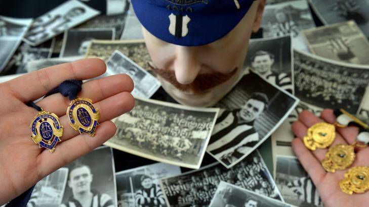 Heritage haul: Two Brownlow medals have been donated. Photo: Joe Armao