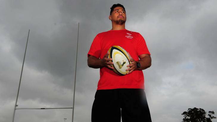Canberra Vikings player Seilala Lam is counting down to the start of the National Rugby Championship. Photo: Melissa Adams