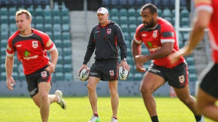 No distractions: Dragons coach Paul McGregor isn't letting his uncertain future cloud his work.  Photo: Christopher Chan