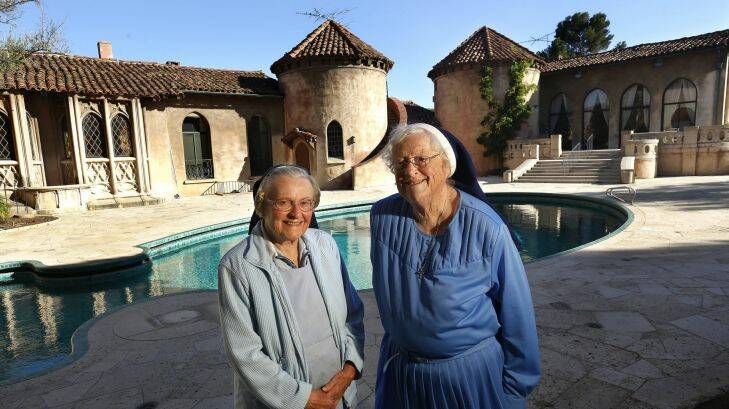 CREDIT: LOS ANGELES TIMES

TRIBUNE NEWS SERVICE

US NEWS KATY PERRY-CONVENT LA 

Sister Catherine Rose, 86, left, and Sister Rita Callanan, 77, are seen at the Sisters of the Immaculate Heart of Mary Retreat House in Los Feliz, Calif., on June 25, 2015. (Mel Melcon/Los Angeles Times/TNS)

Metadata 
Document Name	US NEWS KATYPERRY-CONVENT LA
Document Date	June/25/2015
Photographer	Mel Melcon
Format	3000 x 2000 Color JPEG
Category	A ACE REL
Keywords	01000000, 12000000, ACE, krtentertainment entertainment, krtfeatures features, krtnational national, krtnews, krtreligion religion, REL, krtedonly, mct, 08003002, HUM, krtcelebrity celebrity, krthumaninterest human interest, ODD, PEO, people, 2015, krt2015,
Special Instructions	NC WEB LN ORANGE COUNTY OUT NO MAGAZINE SALES Photo: Los Angeles Times