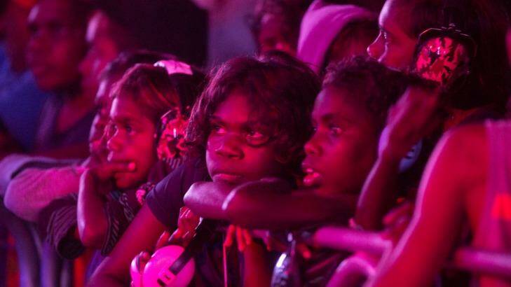 A spellbound audience at the annual Barunga Festival. Photo: Glenn Campbell