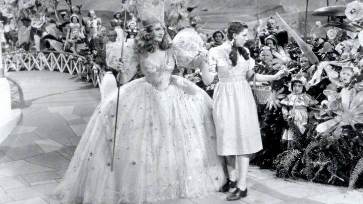 Garland on set of The Wizard of Oz Photo: Supplied