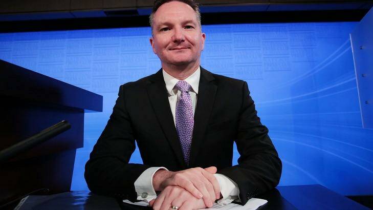 Opposition treasurer Chris Bowen claims school spending will deliver a "clear and unmistakeable economic dividend". But will it? Photo: Stefan Postles