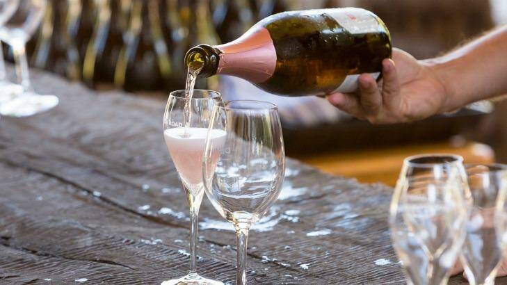Crisp sparkling wine ... fine drops to be enjoyed at Crush. Photo: Iain Bond