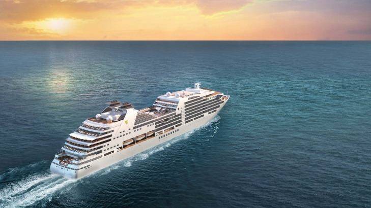 Artist's impression of the forthcoming Seabourn Encore. Photo: Supplied