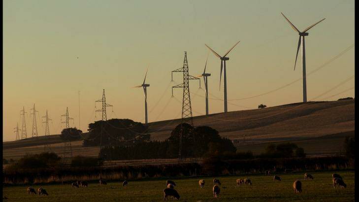 Waubra wind farm, central Victoria. Photo: Simon O'Dwyer