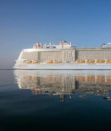 Royal Caribbean's newest and most technologically advanced ship Anthem of the Seas.