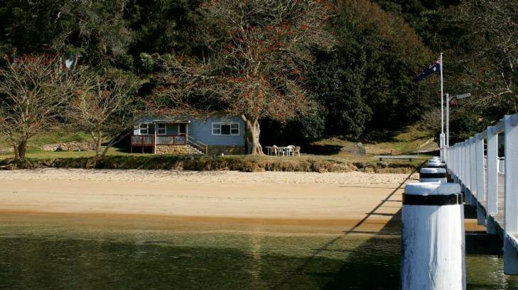 Former union retreat Currawong, at Pittwater. Photo: Paul Miller