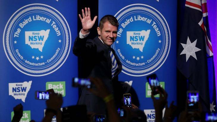 NSW Premier Mike Baird may be paying close attention to the effect of voter ID laws on the US election result. Photo: Andrew Meares