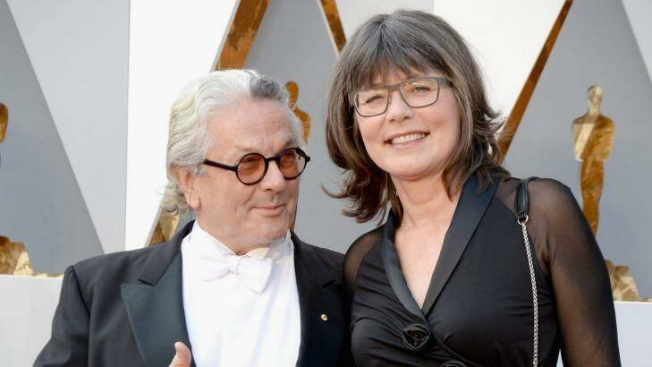 She’s the one: Director George Miller may have missed out, but Mad Max: Fury Road won six Oscars at the 88th Academy Awards - the most for an Australian film  - including the gong for editing by his wife, Margaret Sixel. Photo: Jeff Kravitz