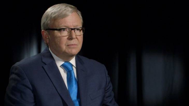 Kevin Rudd's last major television appearance was for the ABC's <i>The Killing Season</i>. Photo: Supplied
