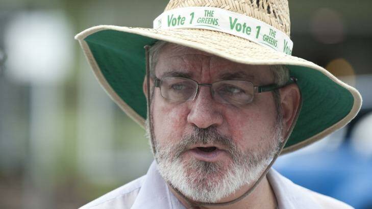 Former Democrats leader Andrew Bartlett is running for the Greens in the Queensland Senate allocation. Photo: Harrison Saragossi