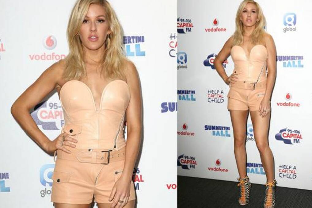 THE BAD: What's going on Ellie Goulding?! We have flesh-coloured leather separates in two slightly different tones and scary Emilio Pucci shoes that look like they were designed by Redfoo. This is all topped off with a neckline that would function perfectly as a holster for two ping pong paddles. And yet, oddly, it's ultimately that tiny and in-essence-inoffensive torso pocket that's pushing me over the edge. Oh, and the bad zip design that makes it look she might be 'flying low': not aspirational.