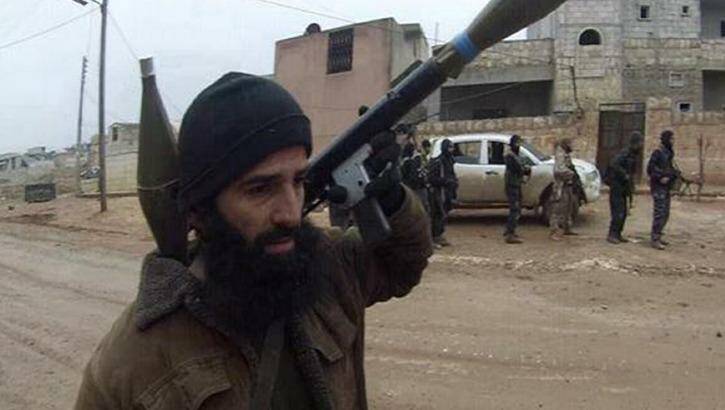 A photo claiming to be of Mohammad Ali Baryalei fighting with Islamic State. Photo: Twitter