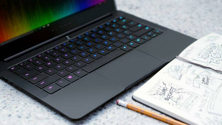 The animated, rainbow keys may look like a gimmick, but they offer a heap of customisation options. Photo: Razer