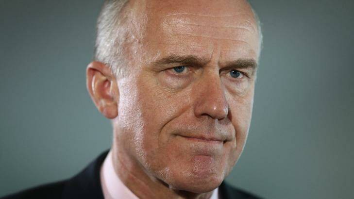 Public service minister Eric Abetz looks unlikely to remain on the front bench. Photo: Alex Ellinghausen