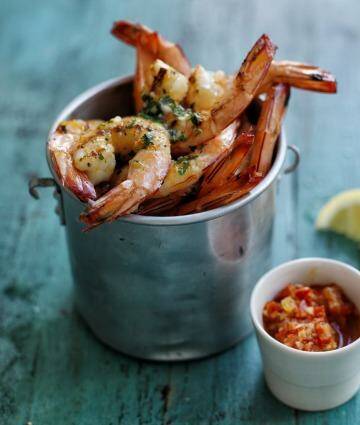 Luke Mangan's restaurants on P&O ships offer such delicacies as prawn buckets. 
 Photo: Chris Court