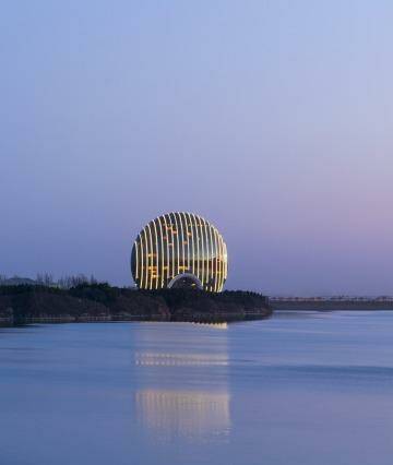 Architectural wonder:  Sunrise Kempinksi, Beijing is due to open in December.