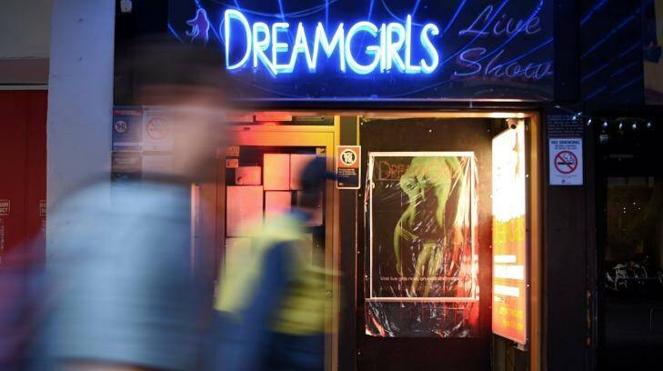 Closed down: DreamGirls in Kings Cross.  Photo: Kate Geraghty