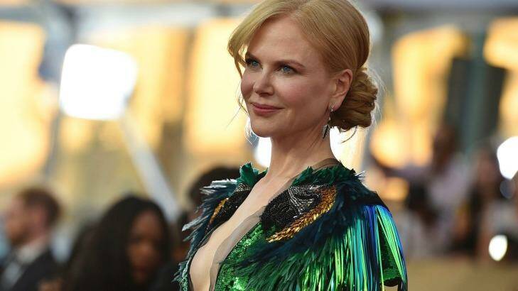 Nicole Kidman arrives at the 23rd annual Screen Actors Guild Awards at the Shrine Auditorium & Expo Hall on Sunday, Jan. 29, 2017, in Los Angeles. (Photo by Jordan Strauss/Invision/AP) Photo: Jordan Strauss