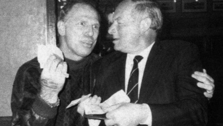 The real Neddy Smith with Roger Rogerson.