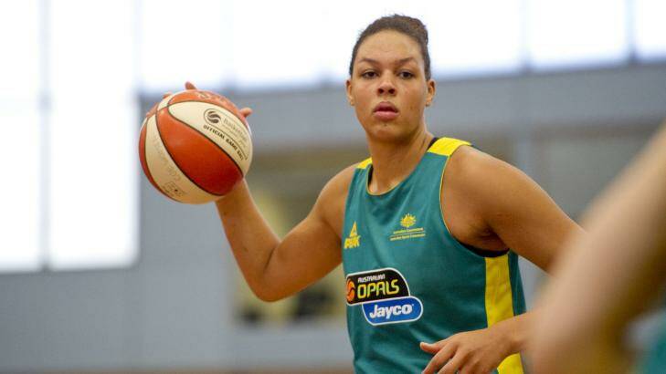Opals star Liz Cambage is confident Australia won't bomb out at this year's World Cup. Photo: Jay Cronan