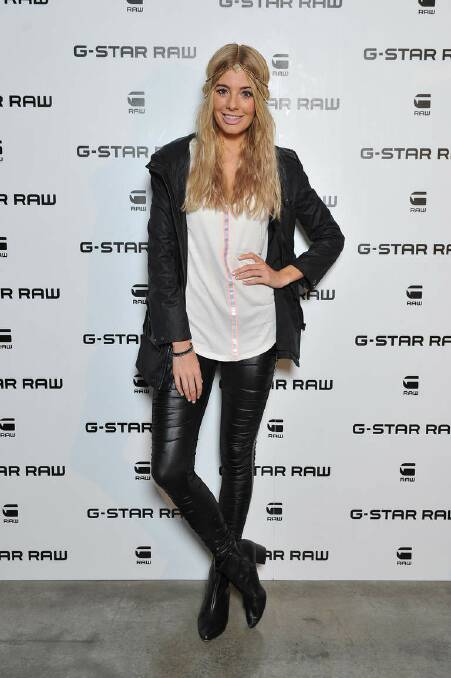 Rochelle Fox at G-Star Raw Autumn Winter Campaign Launch. Photo: Wendell Levi Teodoro
