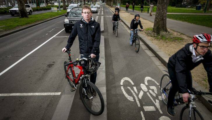 "This is about the Baird government's political agenda against bike riders": Craig Richards. Photo: Eddie Jim