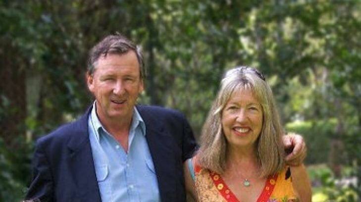John Davis with his wife Felicity.  Photo: Facebook