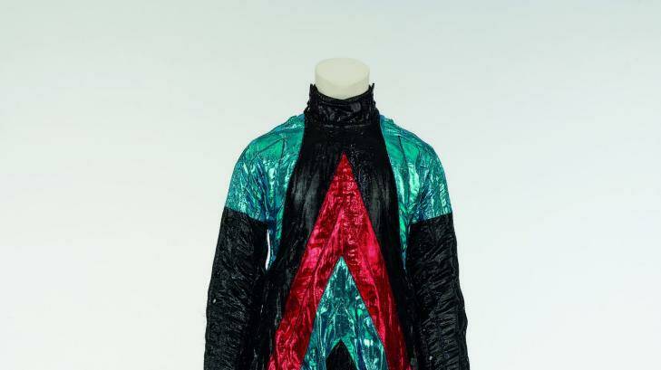 Metallic bodysuit designed by Kansai Yamamoto for the Aladdin Sane tour.