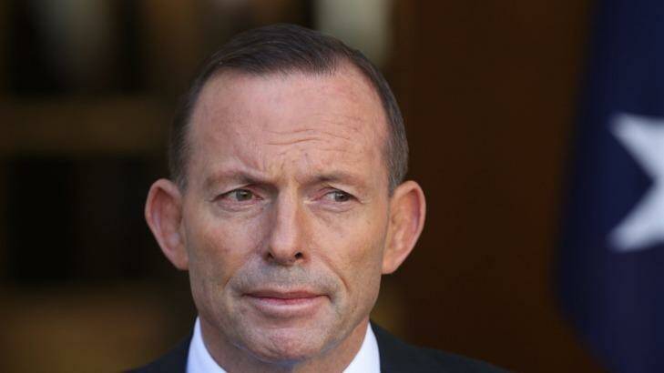 Prime Minister Tony Abbott announced an increase in the humanitarian intake, extra funding and air strikes in response to the Syrian crisis. Photo: Andrew Meares