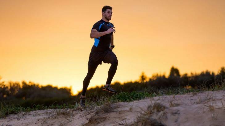 A race is mental as well as physical preparation: Andrew Pap in training. Photo: Supplied