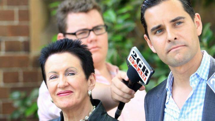 Opposed to polling changes: Independent member for Sydney Alex Greenwich with lord mayor Clover Moore. Photo: James Alcock