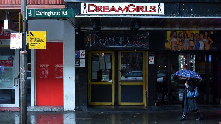 Kings Cross club DreamGirls has been slapped with a long-term closure order. Photo: Kate Geraghty