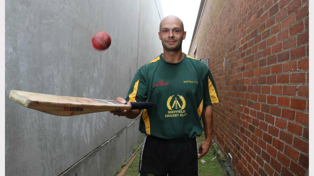 READY TO DELIVER: Sheffield's English import David Cummings will play his first grand final against Ulverstone this weekend. Picture: Katrina Dodd, The Advocate.
