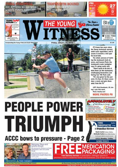 Young Witness: Front & Back Pages | Jan - March 2015