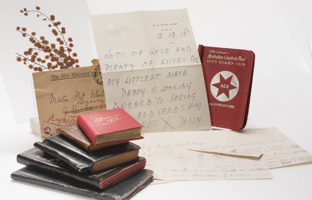 Keepsakes Australians and the Great War. A visual tour of the Great War as seen through the eyes of the people who were there. Image supplied.
