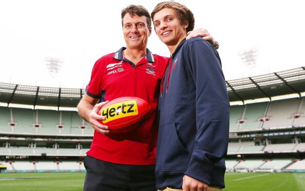 Paul Roos and oldest son Tyler share a close bond.