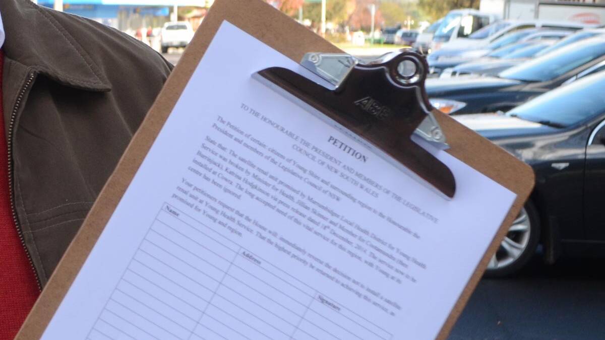 1900 signatures collected for renal petition