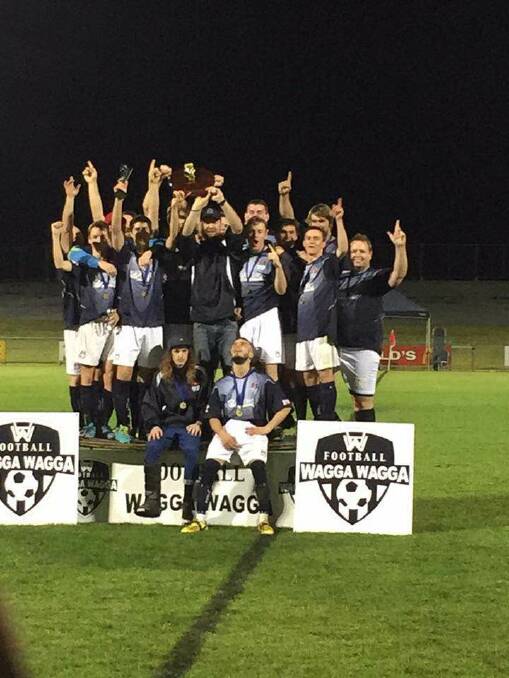 PASCOE PLATE: Young Lions celebrate after winning the Pascoe Plate on Saturday night.   			    (sub)