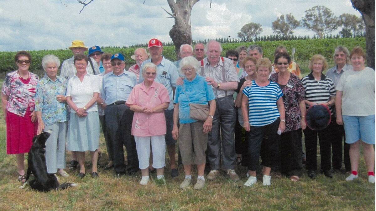DAY OUT: Combined Pensioners and Superannuants Young branch enjoyed a picnic afternoon tea at Long Rail Gully Winery on Friday, April 20.                     (sub)